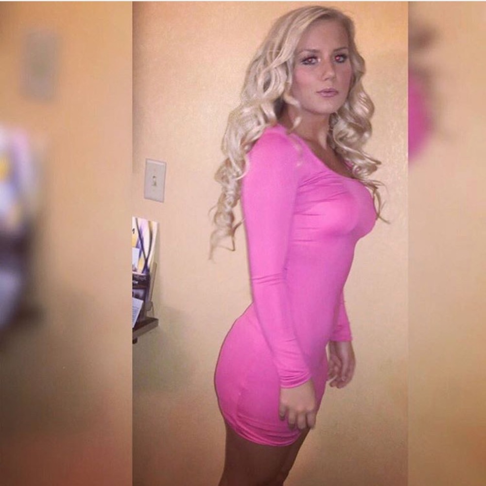 HOT PINK DRESS